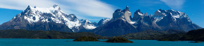 Paine Massif and Lago Pehoe